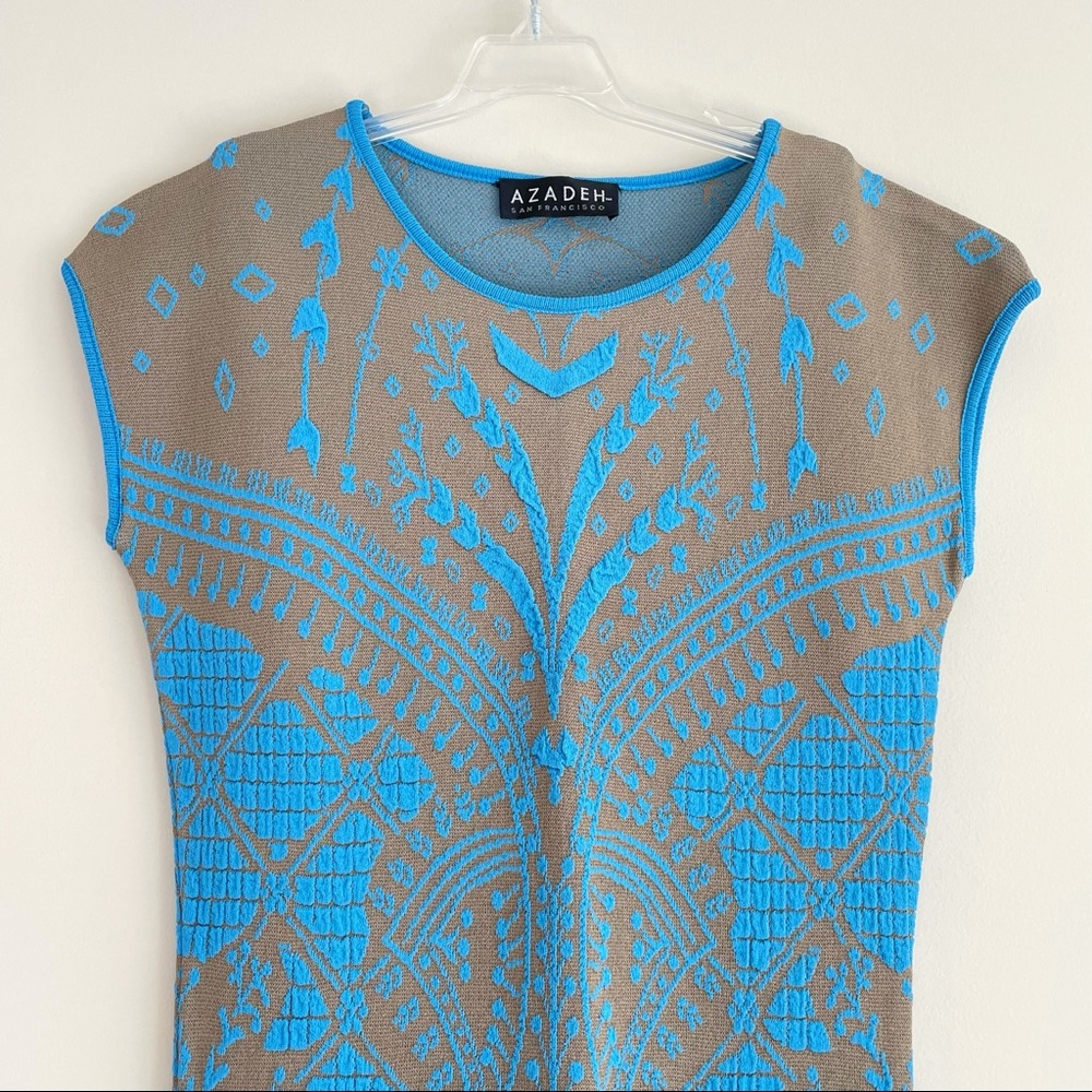 Aztec Patterned Knit Dress - Picture 2 of 4